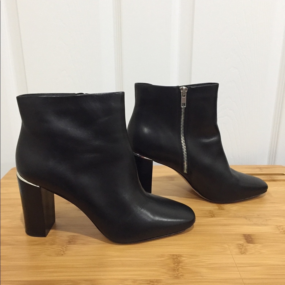 POUR LA VICTOIRE Black Rickie Booties sz 9.5 - Picture 4 of 6